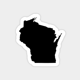 Black Wisconsin Sticker